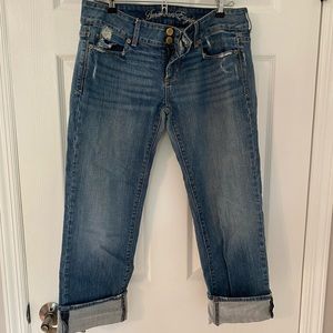 *Vintage AMERICAN EAGLE cropped low rise jeans